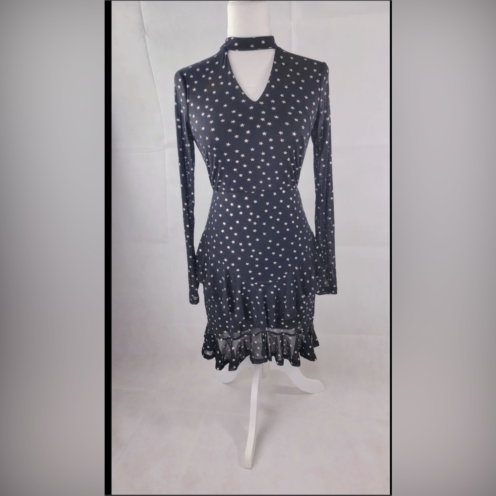 Material-girl-long-sleeve-knee-length-dress